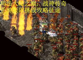 玛法大陆之巅：战神传奇手游极限挑战攻略征途
