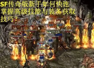 SF传奇版新手如何快速掌握高级技能与装备获取技巧？