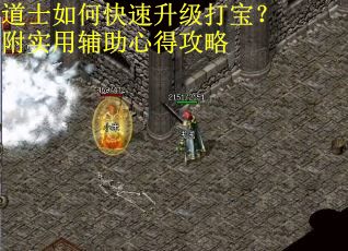 道士如何快速升级打宝？附实用辅助心得攻略