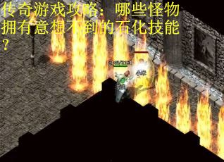 传奇游戏攻略：哪些怪物拥有意想不到的石化技能？