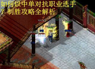 如何以中单对抗职业选手？制胜攻略全解析