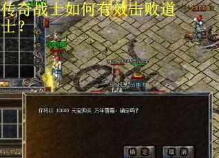 传奇战士如何有效击败道士？