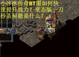 小冰冰传奇BT服如何快速提升战力?变态版一刀秒杀秘籍是什么? 小冰冰传奇BT服如何快速提升战力?变态版一刀秒杀秘籍是什么?