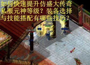 如何快速提升仿盛大传奇私服元神等级？装备选择与技能搭配有哪些技巧？